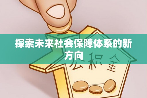 爱辉探索未来社会保障体系的新方向
