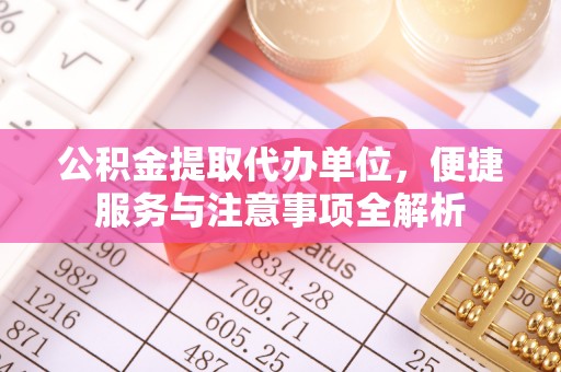 爱辉公积金提取代办单位，便捷服务与注意事项全解析