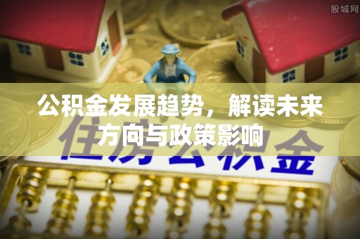 爱辉公积金发展趋势，解读未来方向与政策影响