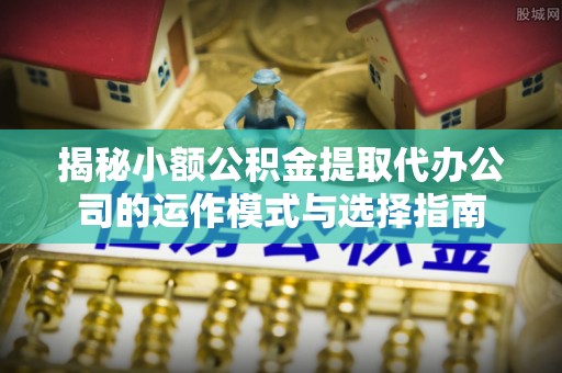 爱辉揭秘小额公积金提取代办公司的运作模式与选择指南