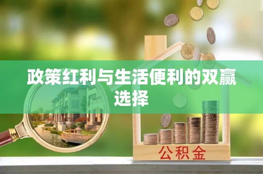 爱辉政策红利与生活便利的双赢选择