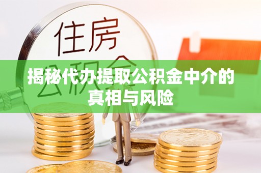 爱辉揭秘代办提取公积金中介的真相与风险