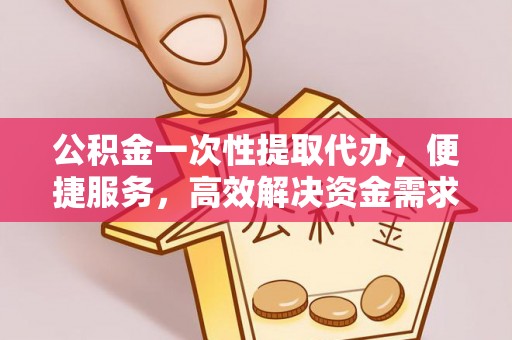 爱辉公积金一次性提取代办，便捷服务，高效解决资金需求