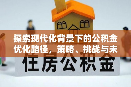 爱辉探索现代化背景下的公积金优化路径，策略、挑战与未来展望
