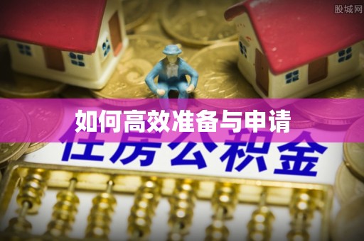 爱辉如何高效准备与申请