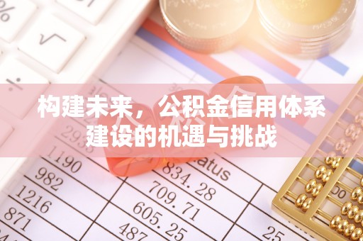 爱辉构建未来，公积金信用体系建设的机遇与挑战