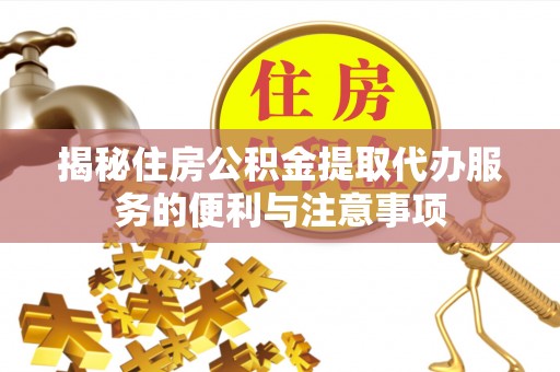 爱辉揭秘住房公积金提取代办服务的便利与注意事项