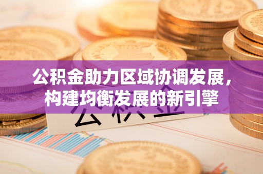 爱辉公积金助力区域协调发展，构建均衡发展的新引擎