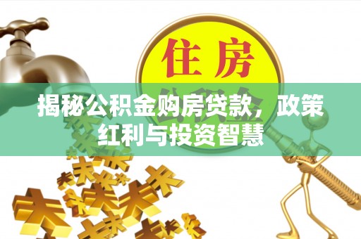 爱辉揭秘公积金购房贷款，政策红利与投资智慧
