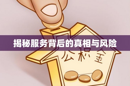 爱辉揭秘服务背后的真相与风险