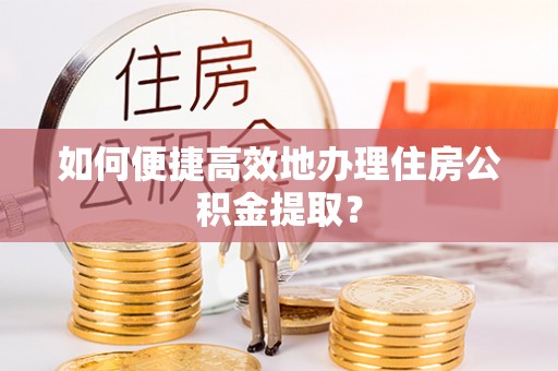 爱辉如何便捷高效地办理住房公积金提取？