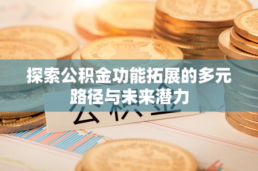 爱辉探索公积金功能拓展的多元路径与未来潜力