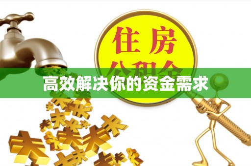 爱辉高效解决你的资金需求