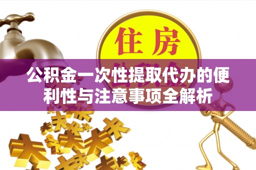 爱辉公积金一次性提取代办的便利性与注意事项全解析
