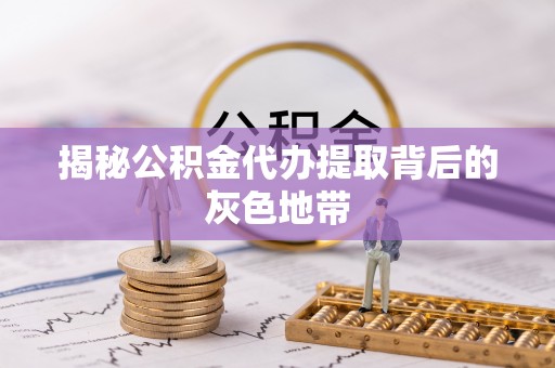 爱辉揭秘公积金代办提取背后的灰色地带